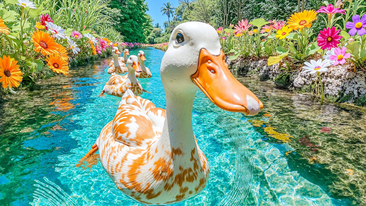 Watch These Peaceful Ducks 🦆 Melt Stress Away Instantly | Calm Your Mind & Stop Overthinking 🌿