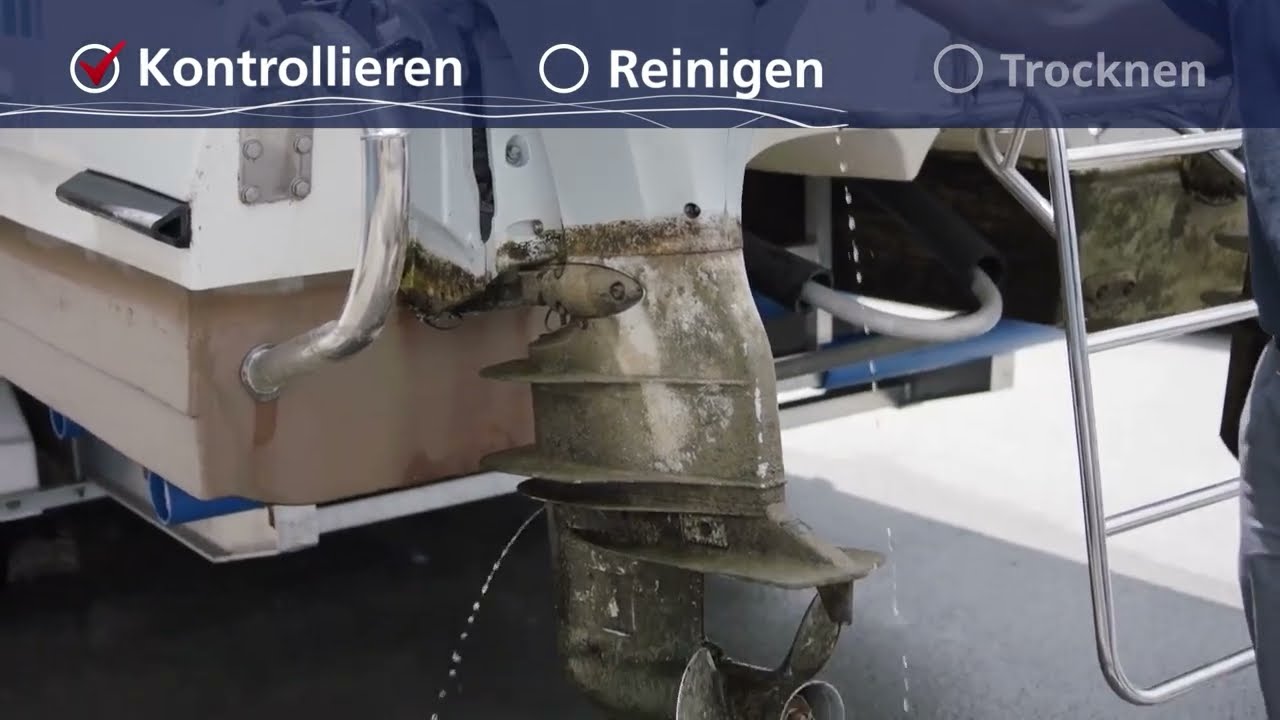 Verbreitung von Neobiota stoppen – Anleitung Bootsreinigung