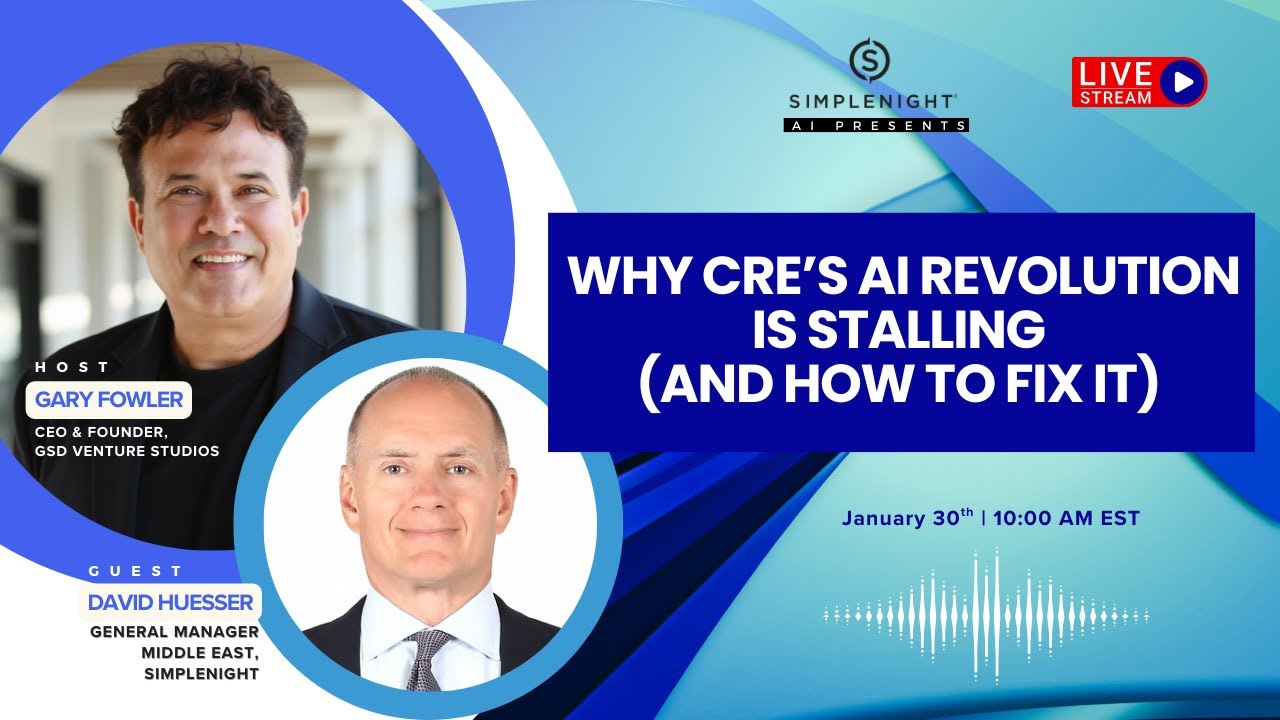 Why CRE’s AI Revolution is Stalling (and How to Fix It) ft. David Huesser