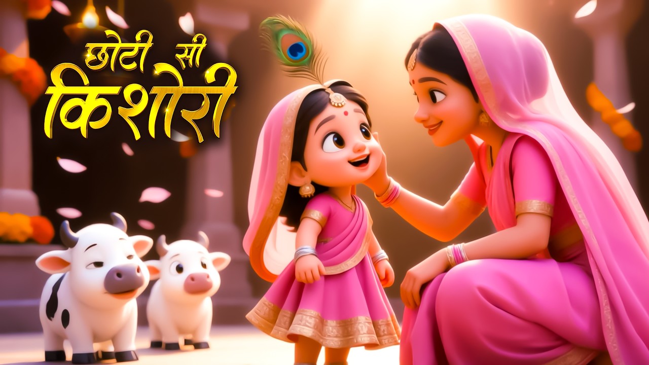 Choti Si Kishori | छोटी सी किशोरी मोरे अंगना में डोले रे | 4K | Balgeet | Radha Krishna Bhajans