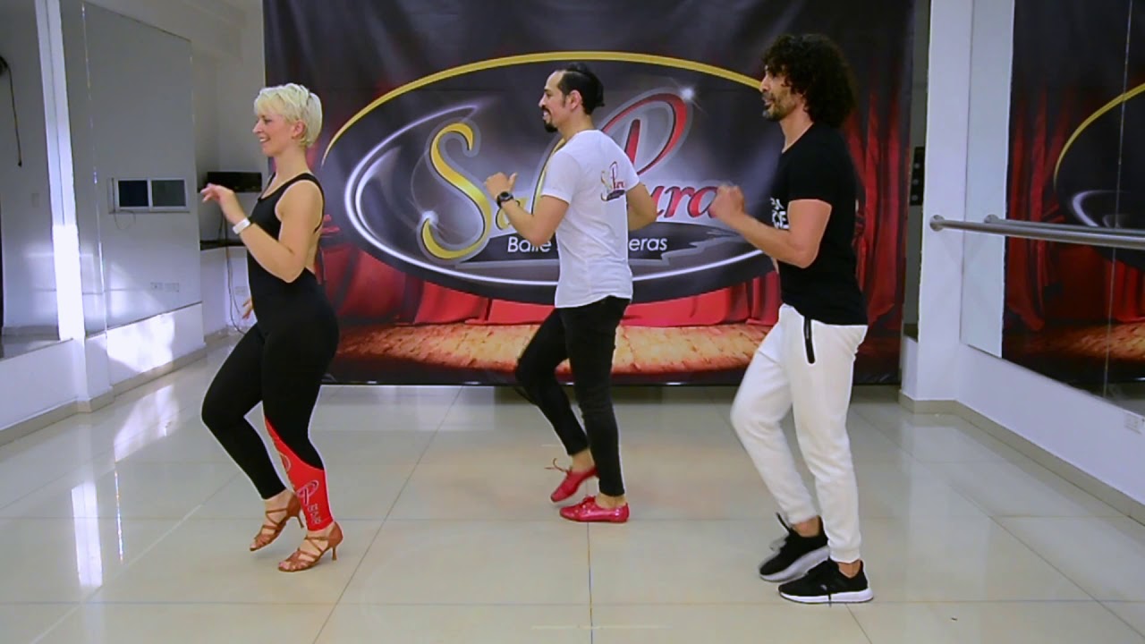 Salsa Caleña Básico (#4)- Rutina pasos libres // Basic Salsa Caleña - Basic routine [Yengele María]