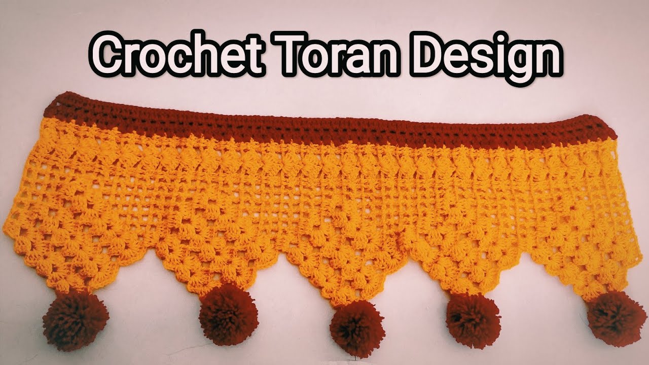 Crochet Toran Design [Gudi Padwa Special] |Lokar Toran |Easy Crosia Toran| Crochet Knitting pattern