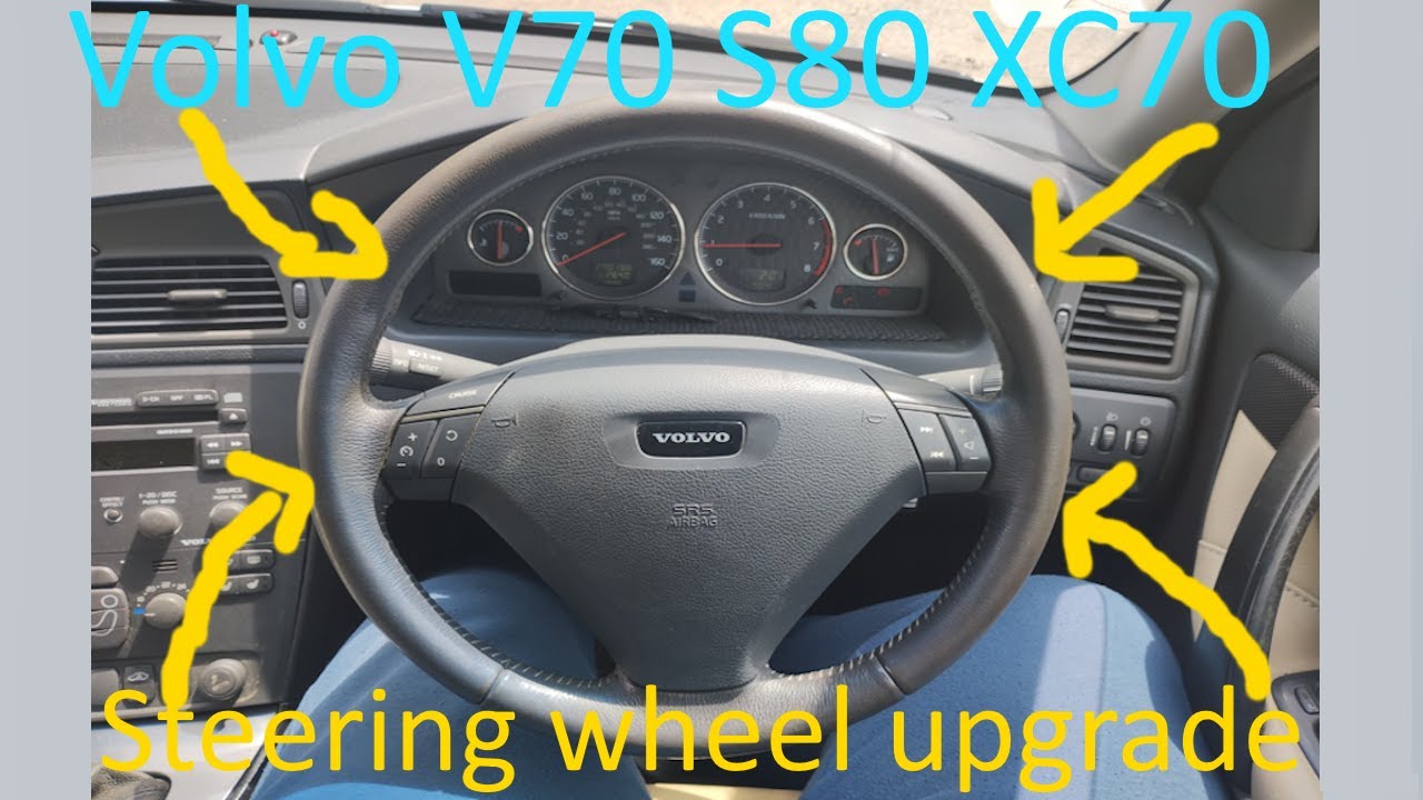 Volvo V70 XC70 S80 P2 Steering wheel upgrade