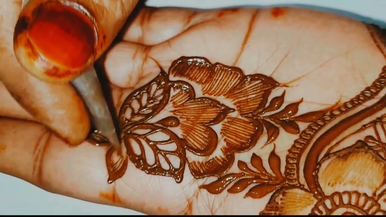 Simple and Easy Mehndi design |khafif mehndi designs |Arabic mehndi designs|FLORAL MEHNDI DESIGN 