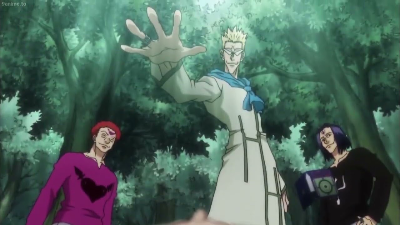 90 ハンター×ハンター  Best Moments#24 ヒソカはファントムグループのメンバーと会い、ユーザーのネンを追跡します     Hunter x Hunter