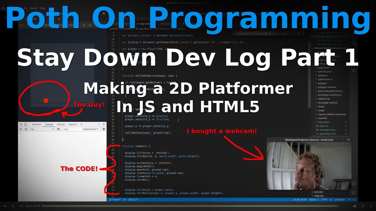 Stay Down Dev Log - Part 1 - Gravity, Friction, Hit The Ground!