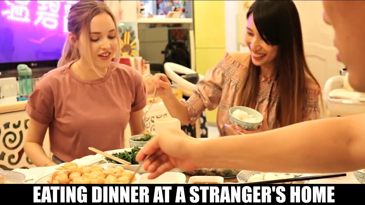 I ATE DINNER AT A STRANGER'S HOUSE | Eating Food With Foodies On Friday Ep. 10
