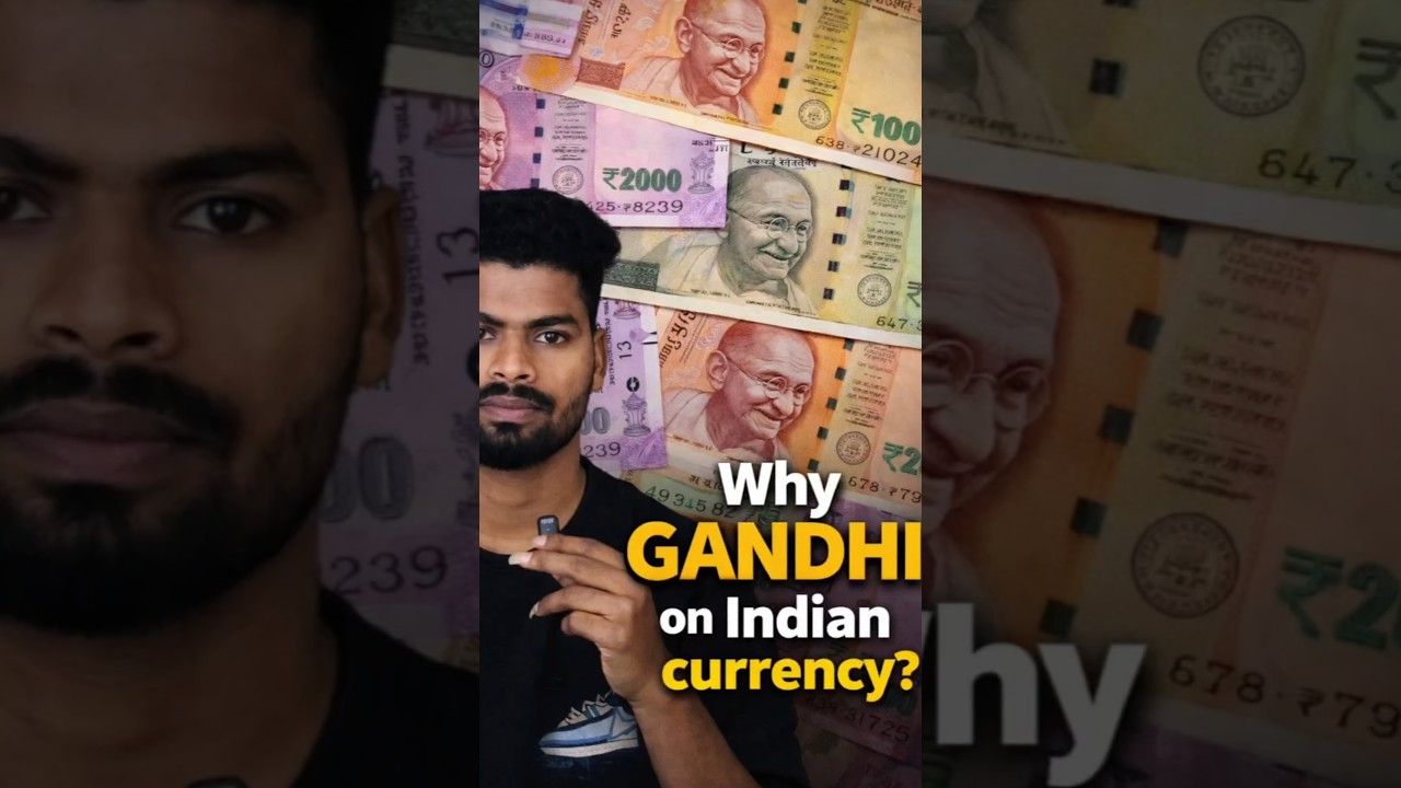 Why Gandhi On Indian Currency 💵? #republicday2026 #happyrepublicday #gandhi #nation