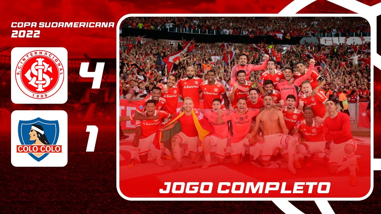 Internacional 4x1 Colo-Colo | Copa Sudamericana 2022 | Jogo Completo