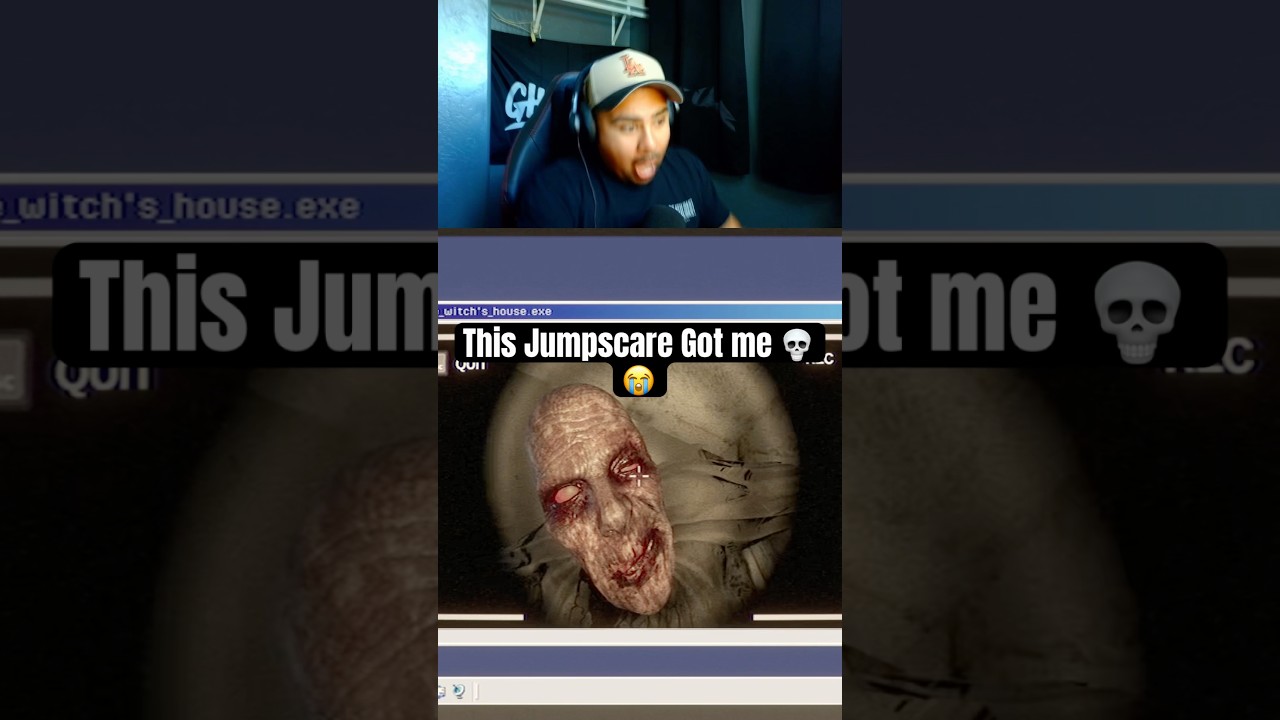 Almost Gave Me A Heart Attack 😭 #gameshorts #gaming #funny #reaction #horrorgame #games #steam #pc