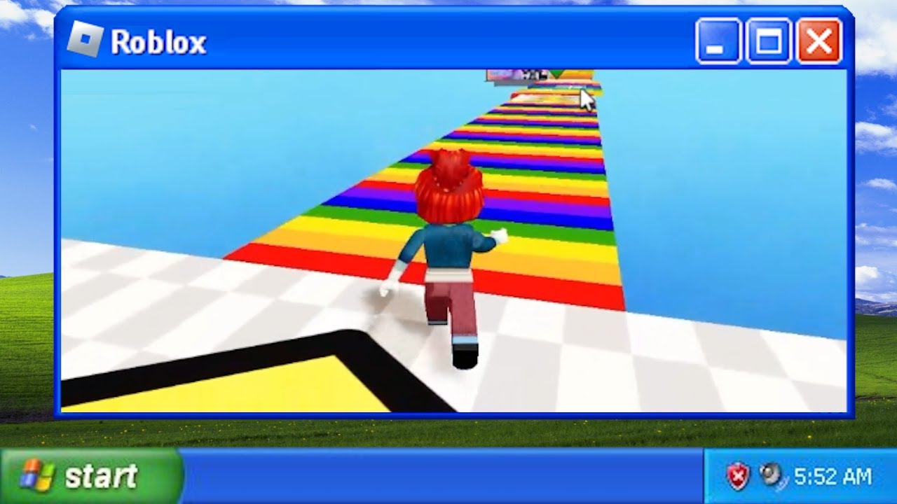 Игра в Roblox на Windows XP (в 2025 году)