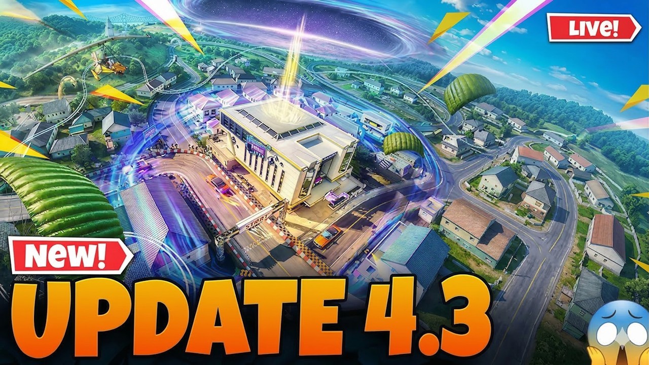 BGMI New Update 4.3 IS HERE Fun  Gameplay Live Stream