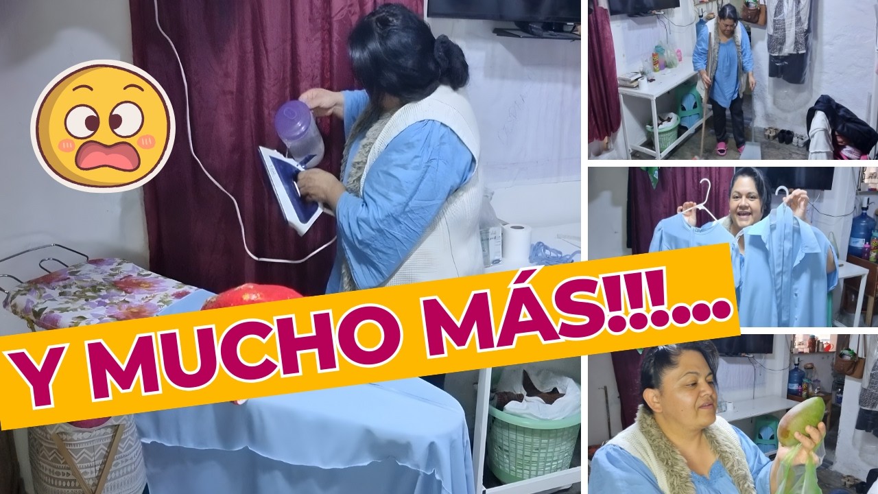 🚨VLOG RUTINA DE AMA DE CASA😎MANGOS, MUCHO QUE BARRER, DEDITO CORTADO Y PLANCHANDO ESTRENOS| MOTIVATE