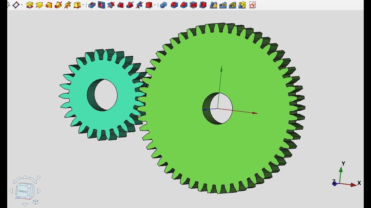 30. FreeCAD 1.0 Воссстанавливаем шестерню  с помощью инструмента Шестерня с эвольвентным профилем