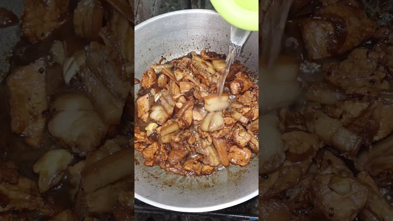 Cook for today marinated pork steak easy and sipmly to cook 
