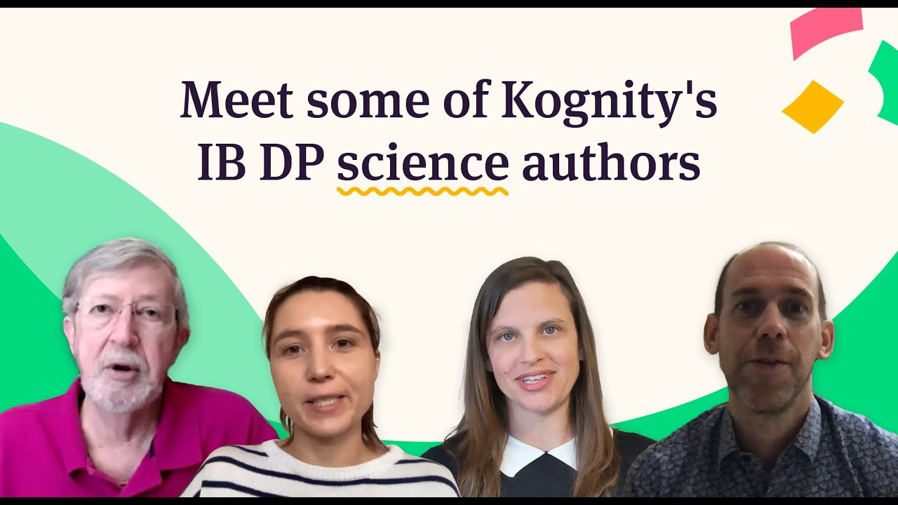 Kognity for IB DP Sciences - Who are the authors?