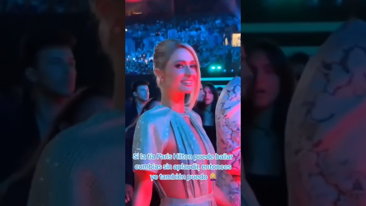 PARIS HILTON BAILANDO UNA BUENA CUMBIA AL RITMO DE LOS ANGELES AZULES 🌟COSM&Eacute;TICA NUEVA GENERACI&Oacute;N🌟