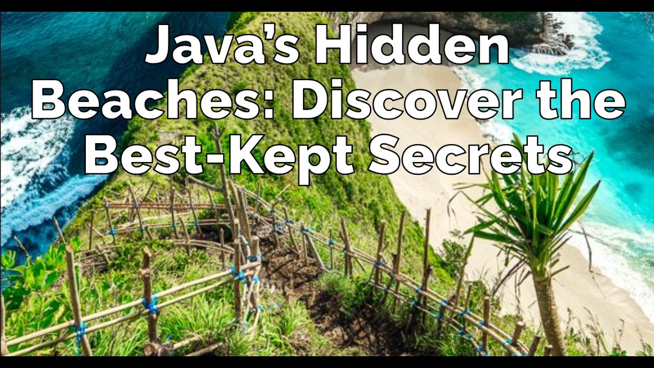 Secret Beaches of Java - Drone Footage of Hidden Coastal Paradises