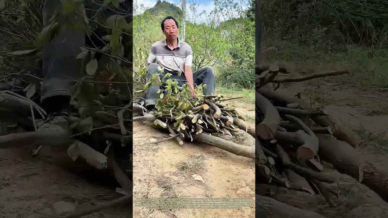 Riding The Load: How Farmers Haul Tree Branches With A Small Car