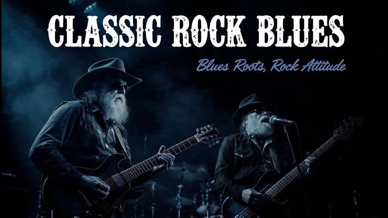 Midnight Blues Rock Guitar - Timeless Melodies for Healing & Sleep