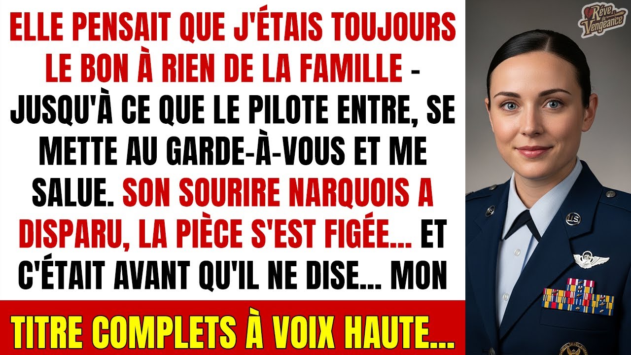 Ma sœur m’a humiliée devant tous — puis le pilote est sorti et m’a saluée...