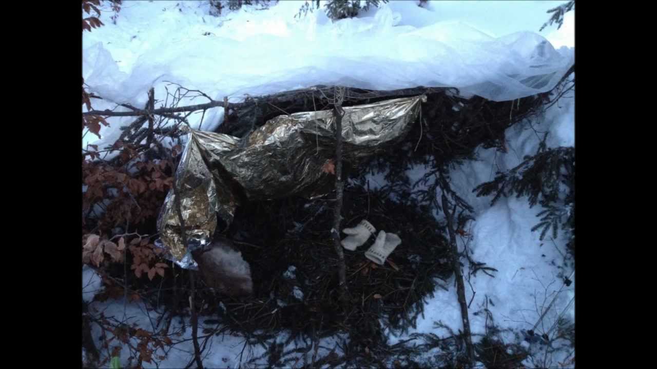 Girl Alone - Alpine Winter Bushcraft