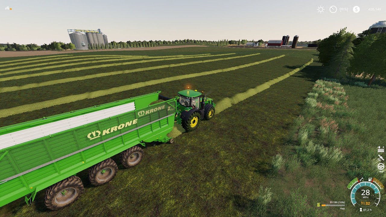 Simon Family Farms (100 Subscriber Special) * Grass Harvest for Hay! * FS 19