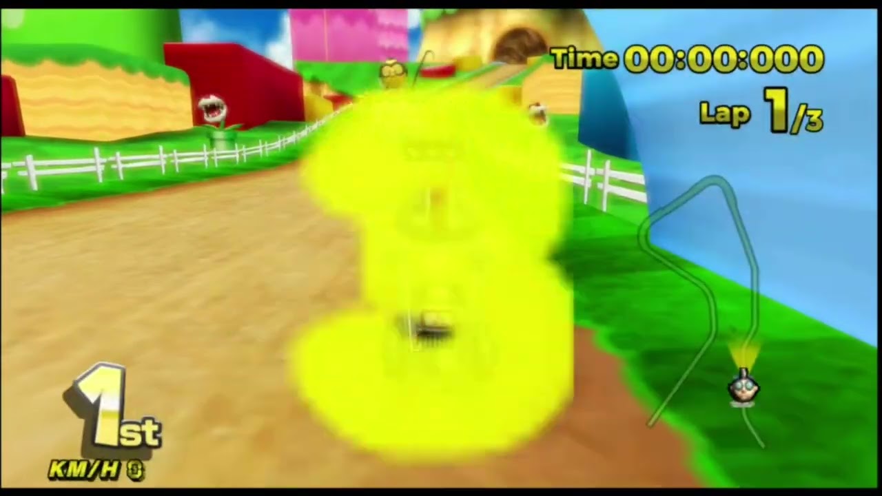 MKWii Deluxe: Green Edition - Grand Prix GP Blue Shell Cup as E. Gadd [200cc]