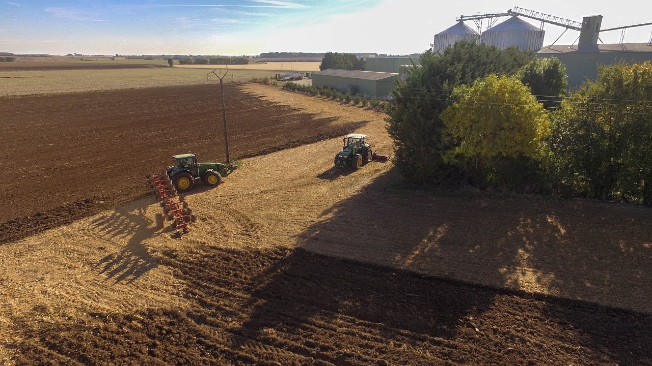 [LABOUR/HERSE] John Deere 8310R & 8430 || G&B 9 corps || Kverneland 6M