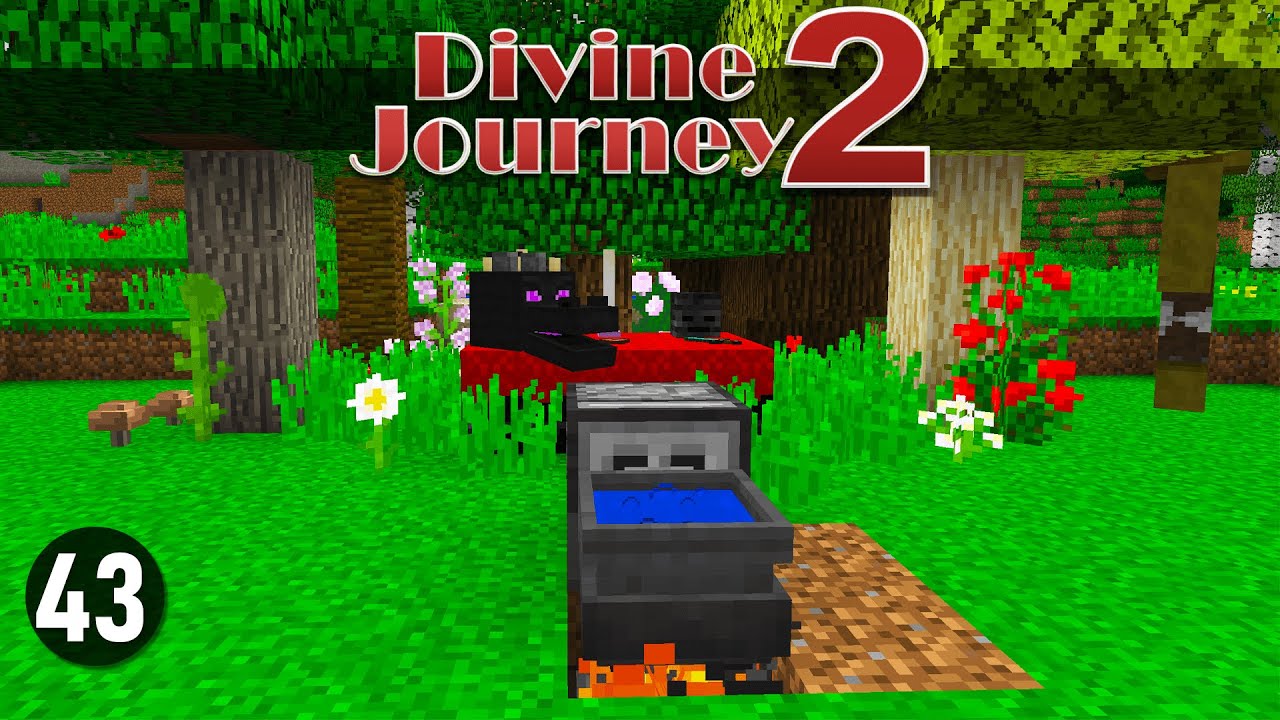 Divine Journey 2: Ep43 - Starting Bewitchment! Modded Minecraft