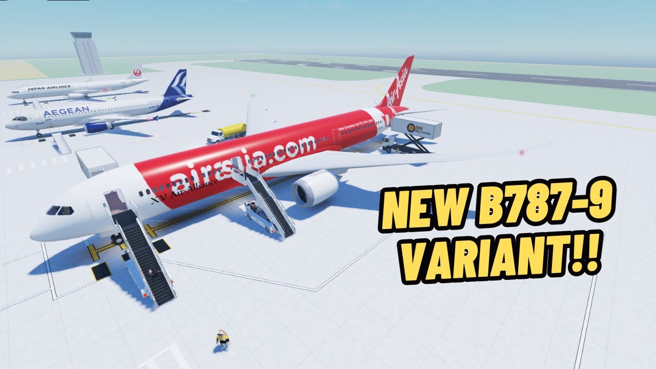 Tour and Full Flight with the B787-9 in Cabin Crew Simulator | ROBLOX | AlyXV