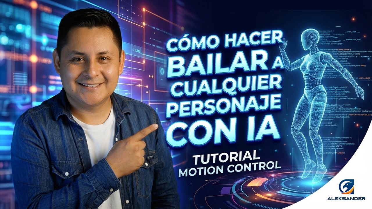 🕺 Cómo hacer BAILAR a cualquier personaje con IA (Motion Control Tutorial) 💃Aleksander Design