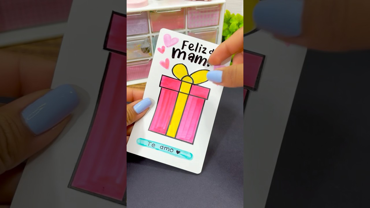 Idea de tarjeta para mam&aacute; #mam&aacute; #diadelasmadres  #10demayo #happymothersday