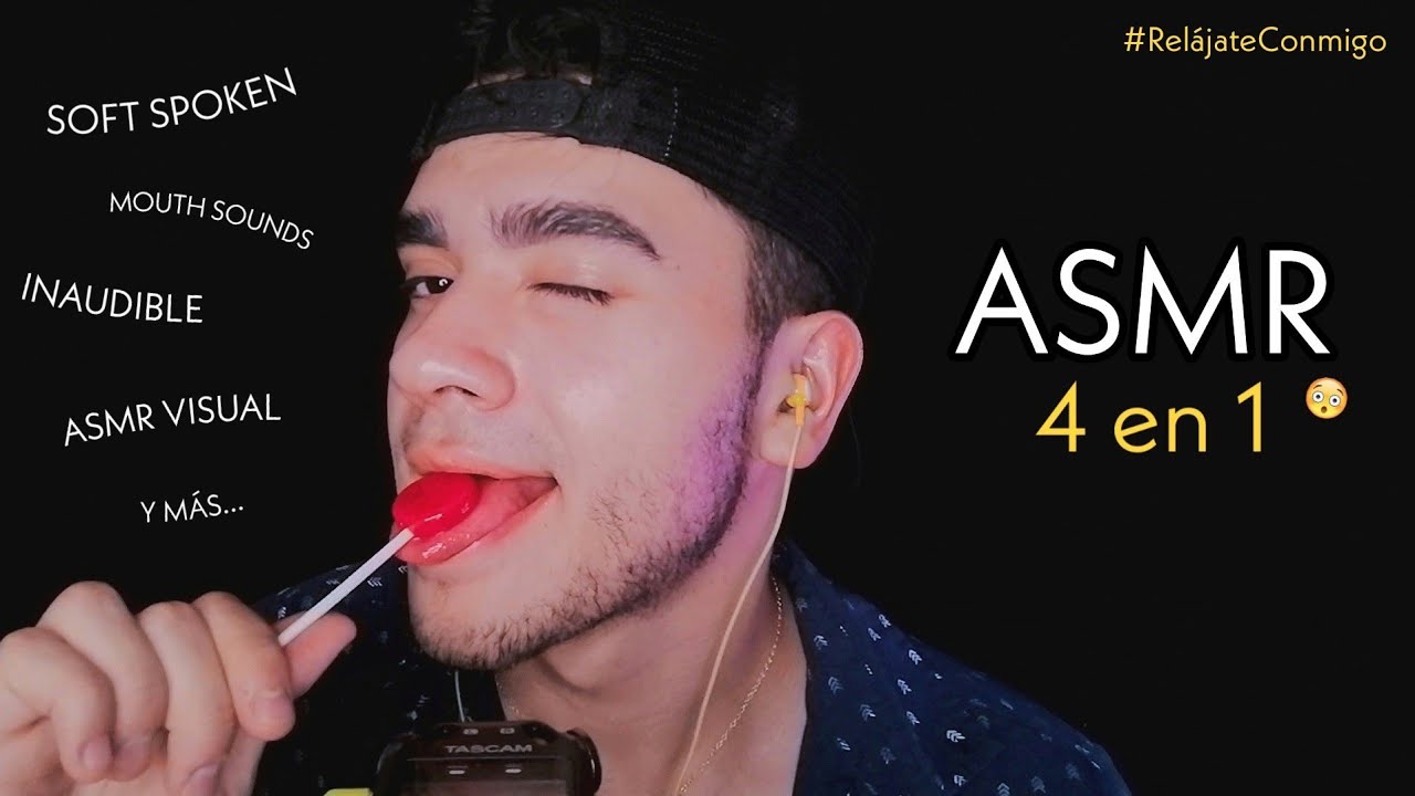 ASMR [4 en 1]: Inaudible + Mouth Sounds + Soft Spoken + ASMR Visual (Duerme en 5 MINUTOS) 💤