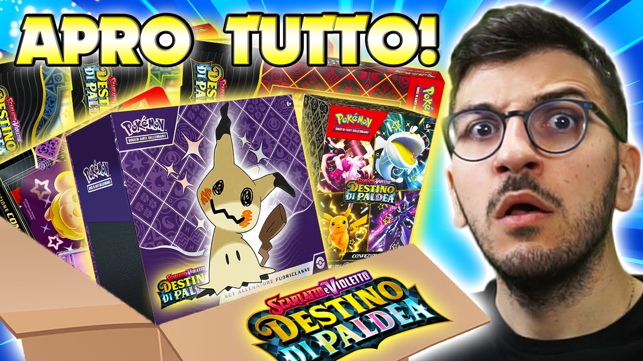 APRO TUTTE le COLLEZIONI di DESTINO di PALDEA e TROVO SOLO POKEMON SHINY
