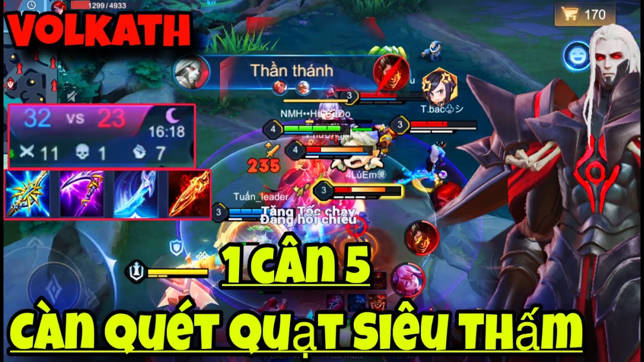 VOLKATH M&ugrave;a 2026 || Đồ v&agrave; Ngọc Mạnh Nhất C&agrave;n Qu&eacute;t 1 C&acirc;n 5 L&ugrave;a Cả 5 Địch Tắt Điện