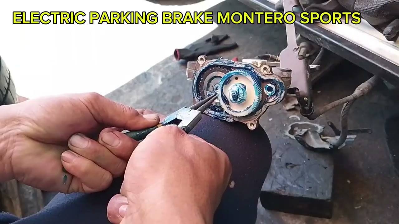 ELECTRIC PARKING BRAKE MALFUNCTION CLEANING AND RESET MONTERO SPORTS