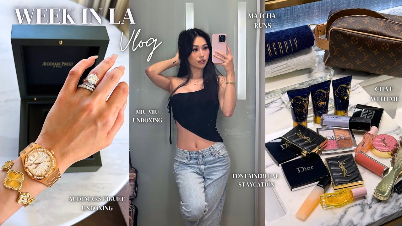 LA Vlog | $70K Audemars Piguet Unboxing, MIU MIU Sunglasses, Fontainebleau Las Vegas, Luxury Vlog