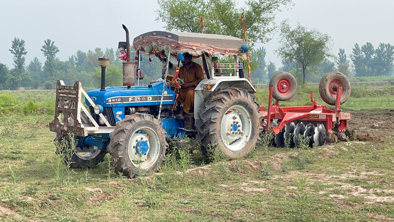 Ford 4610 4x4 Made in England Performance On 20 Disc Harrow