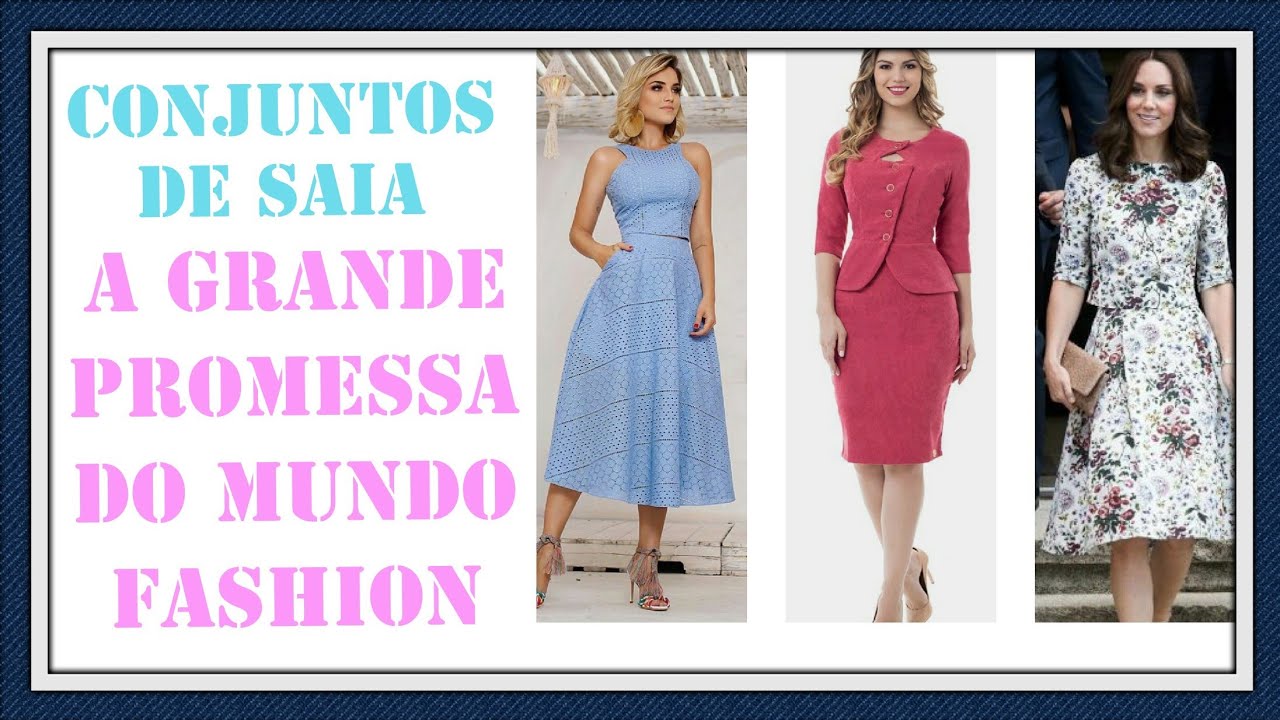 CONJUNTOS DE SAIA- a grande promessa do mundo fashion
