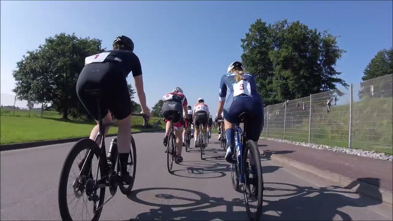 Großer Preis Zentrale Autoglas 20.08.2023 Melle Radrennen Elite Frauen Gopro Onboard Rennrad