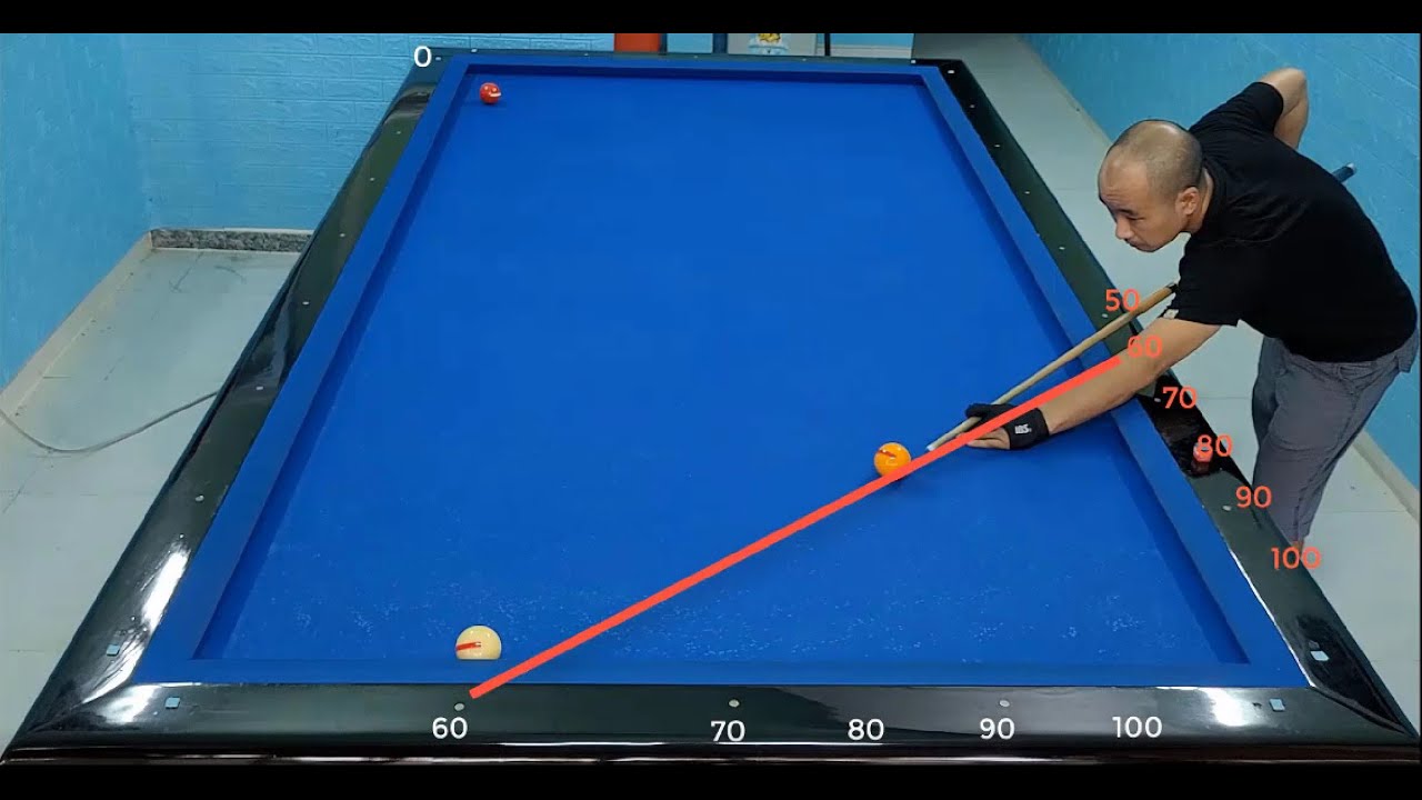 BỘ 50-KÉO BĂNG-BIDA 3 BĂNG (50 Diamonds System-Semi-Follow-3 Cushion Billiards)