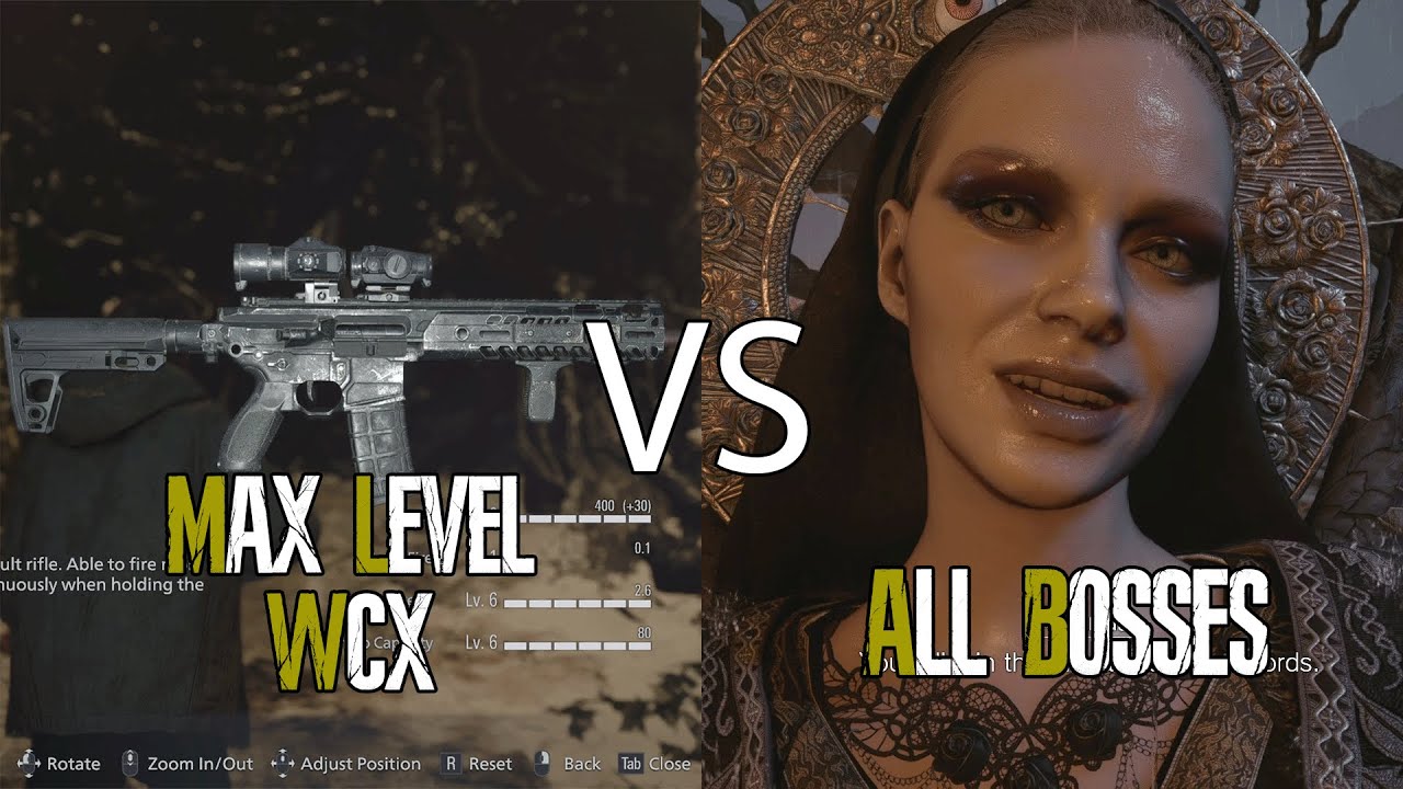 Max Level WCX vs All Bosses (Village of Shadows) | Resident Evil Village