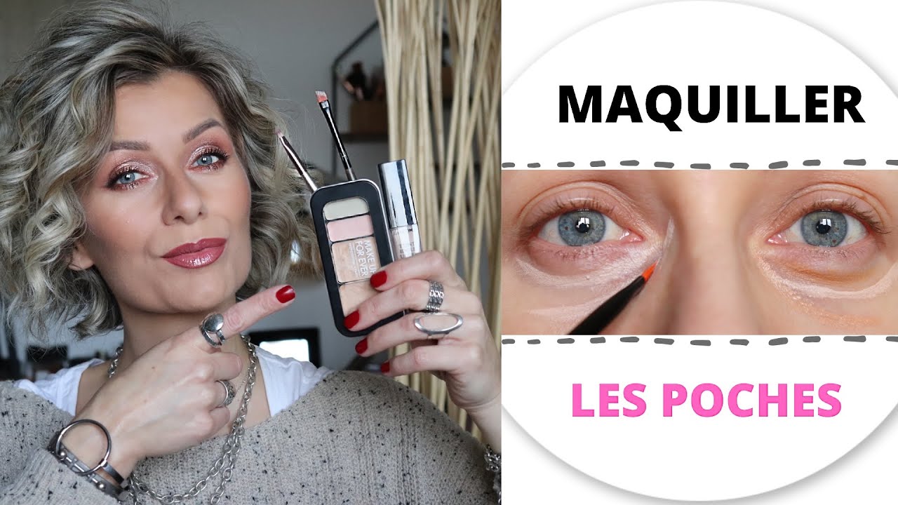 COMMENT MAQUILLER LES POCHES SOUS LES YEUX ? Les Bases du maquillage - DÉBUTANT 💯 Conseils / Astuce