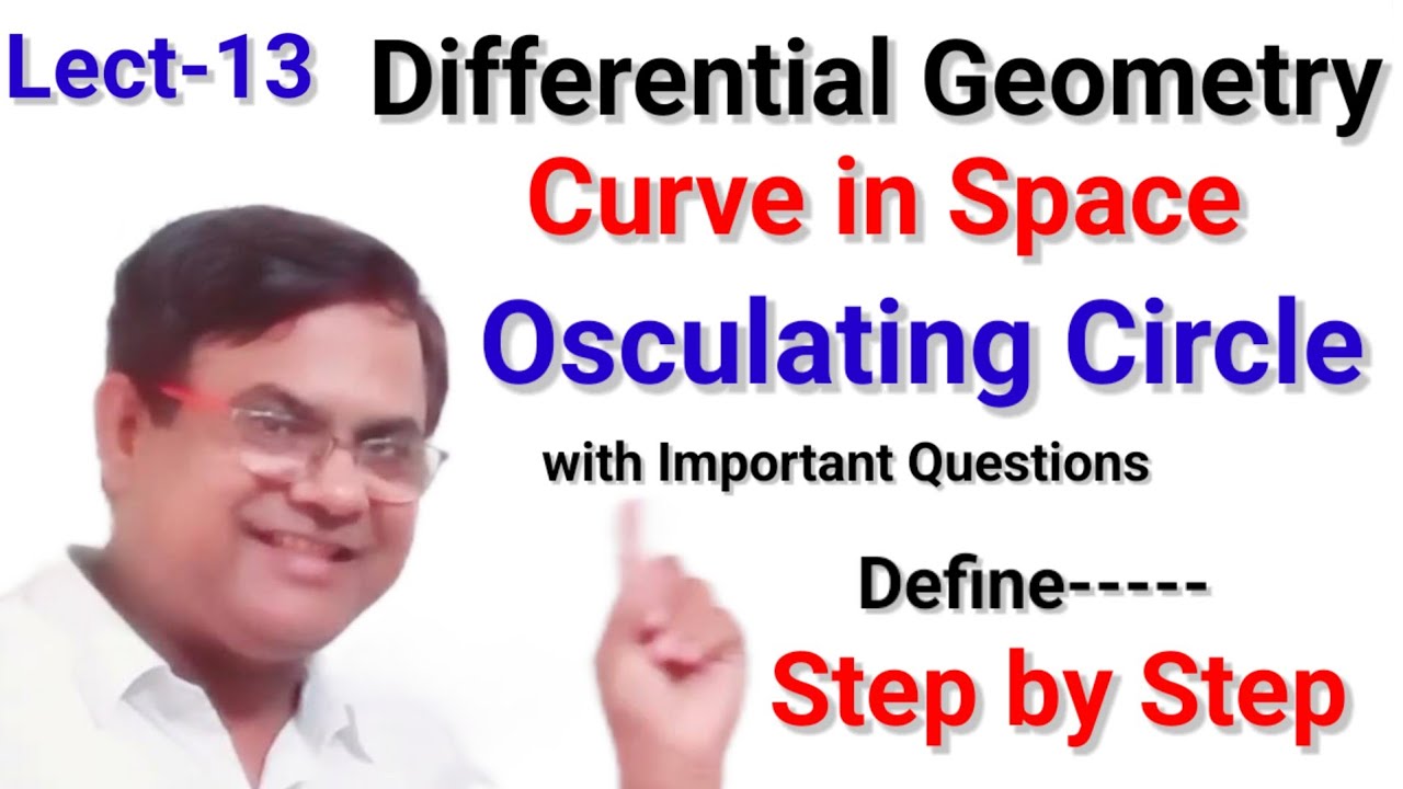 Osculating Circle / The Circle of Curvature / Curve in Space Differential Geometry