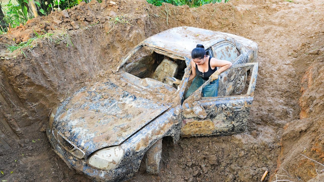 72 Hours of Digging &ndash; Genius Girl Unearthed a 30-Year-Buried Daewoo and Restored It to Life | Part 2