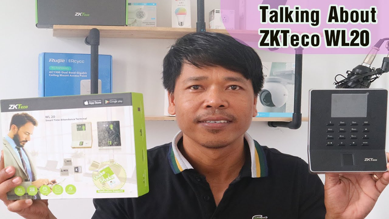 How to setup FingerPrint Machine ZKTeco WL20