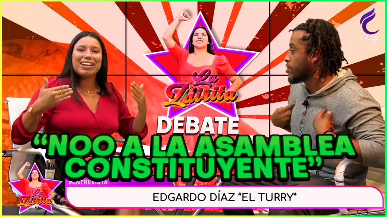 EL TURRY: ¡DEBATO CON UNA CASTILLISTA SOBRE PEDRO CASTILLO Y EL CAMBIO DE LA CONSTITUCIÓN!