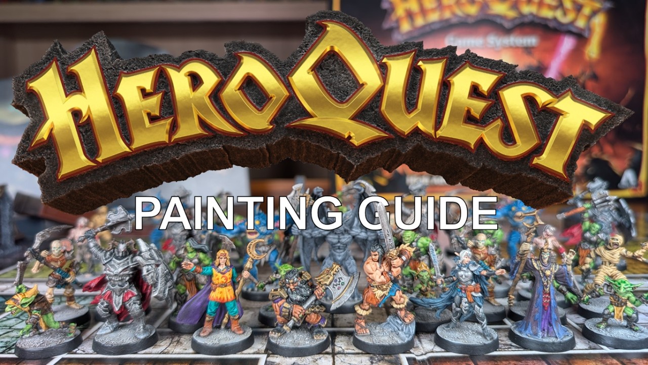 HeroQuest Easy Painting Guide! How to make your board game look great!