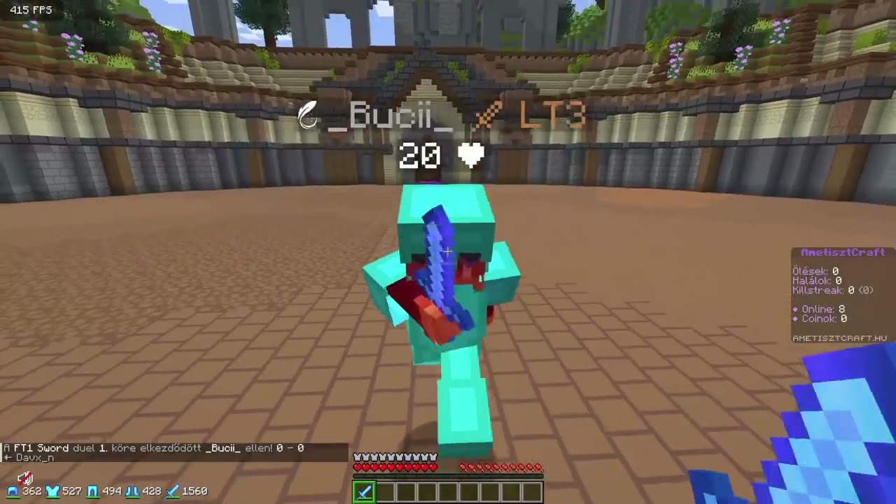 cooking the top 26# hungarian minecraft pvper #huntiers
